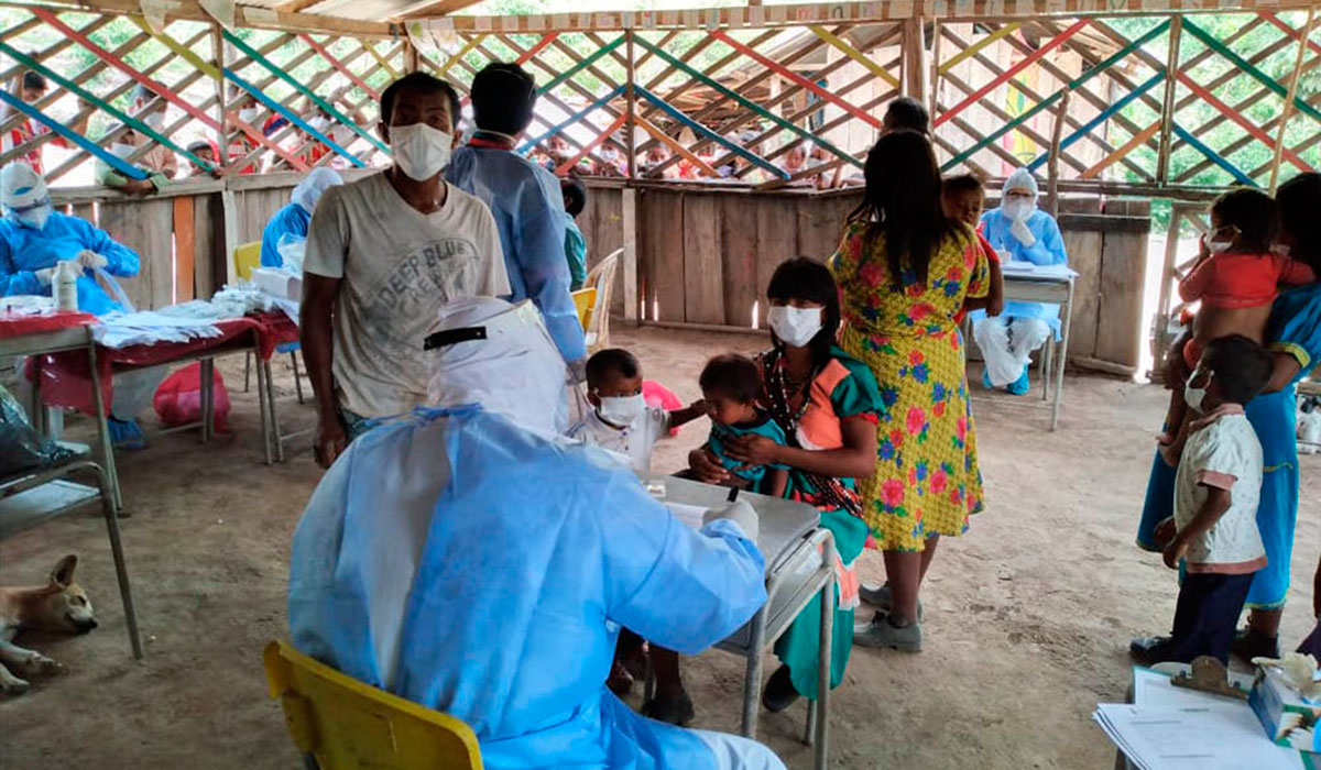 300 indígenas yukpa recibieron la vacuna anticovid en Codazzi