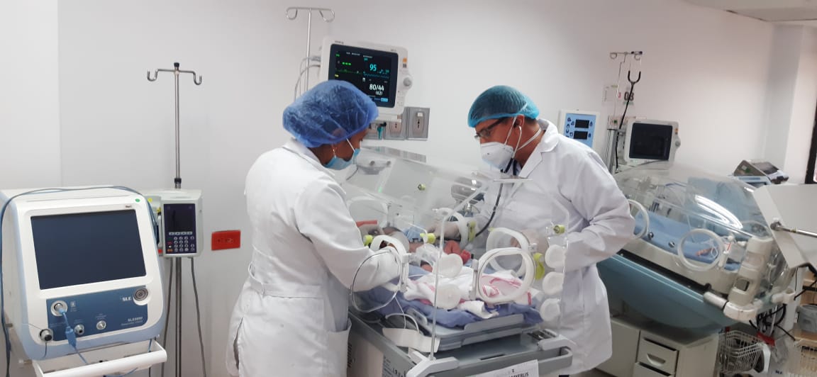 Hospital Rosario Pumarejo de López reabrió UCI neonatal