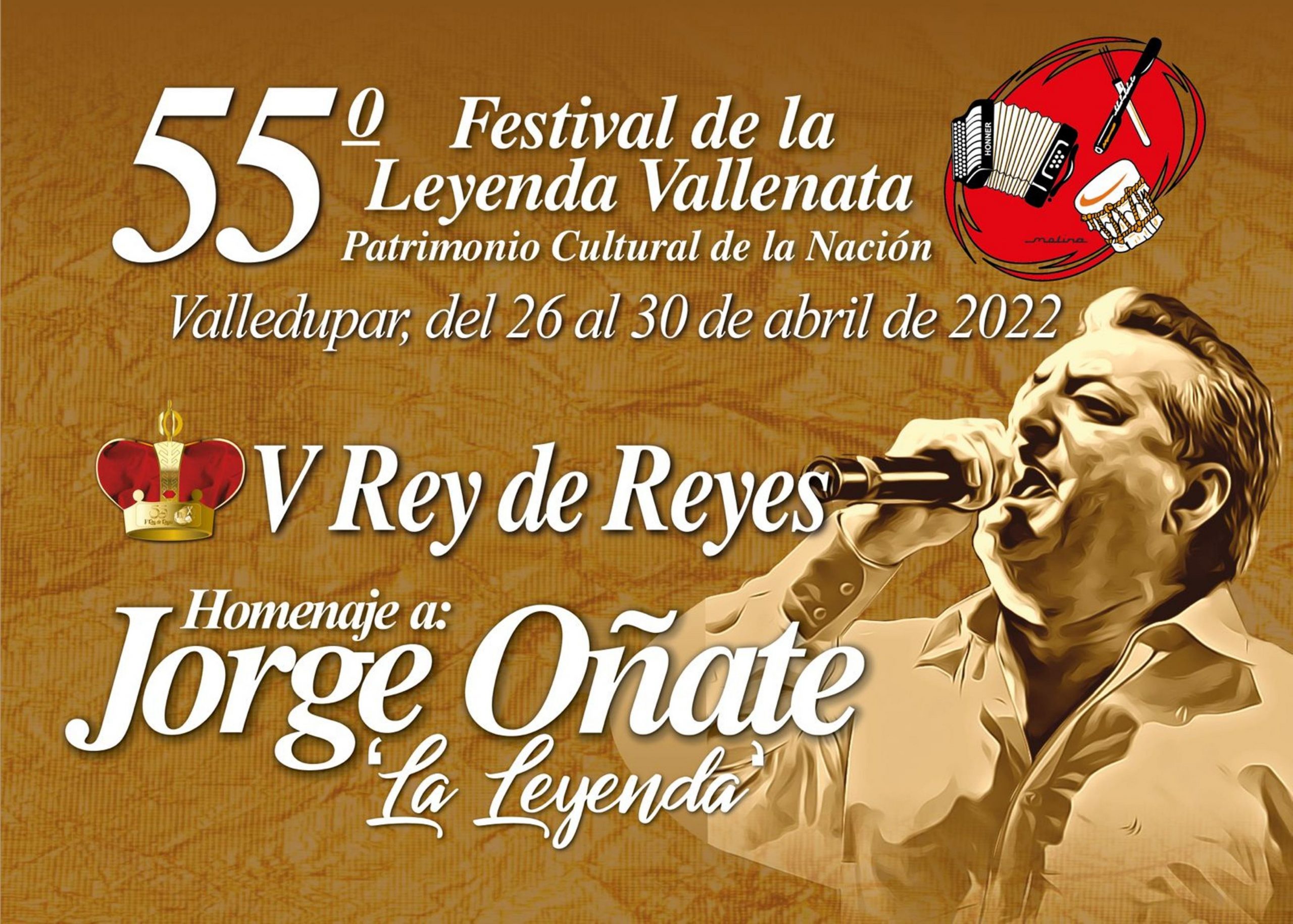 Programación Preliminar del 55° Festival de La Leyenda Vallenata