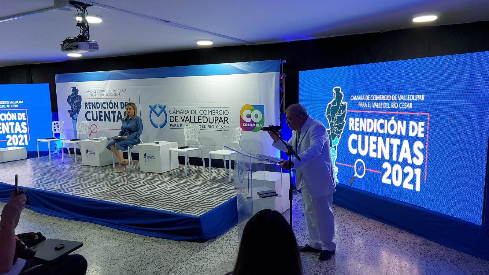 La Cámara de Comercio de Valledupar realizó la rendición de cuentas vigencia 2021 en cabeza del presidente ejecutivo José Luis Urón