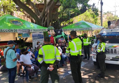 Más de 200 uniformados velan por la seguridad en carreteras del Cesar 