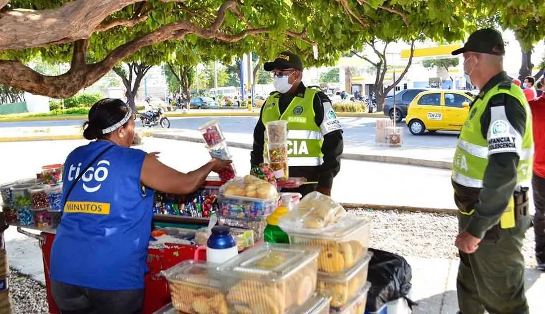 Espacio Público retiró a más de 300 vendedores ilegales en el sector de la Terminal