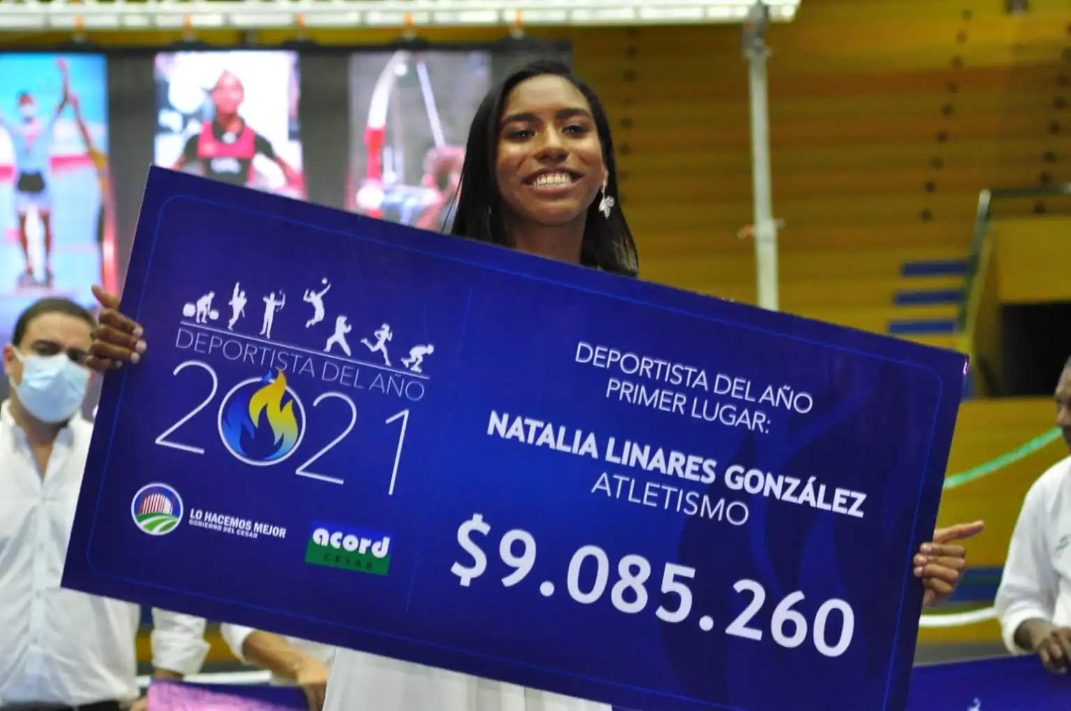 La atleta Natalia Linares, Deportista del Año del Cesar en 2021