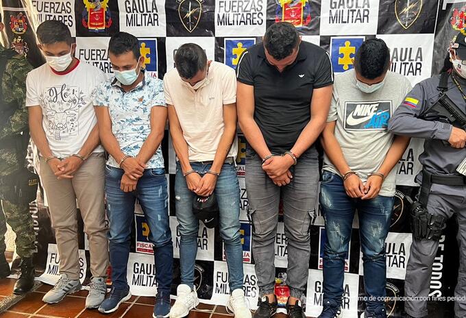 Envían a la cárcel a cinco presuntos integrantes del grupo armado residual 41 por el secuestro  de un ganadero en el Cesar