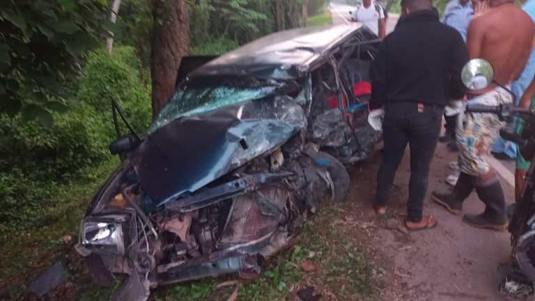Dos personas fallecidas en accidente de tránsito en la vía Casacará – Codazzi