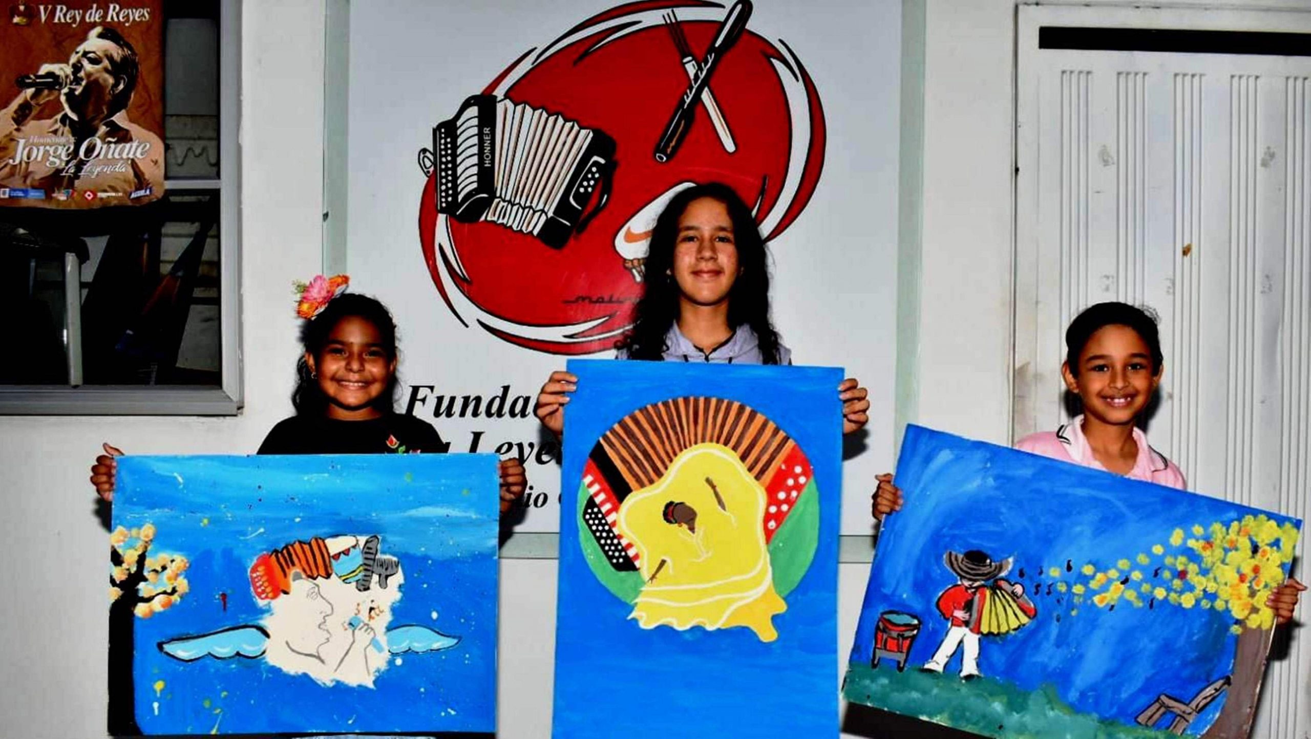 Concurso de pintura infantil ratificó el amor de la niñez por el folclor vallenato que promovió Jorge Oñate