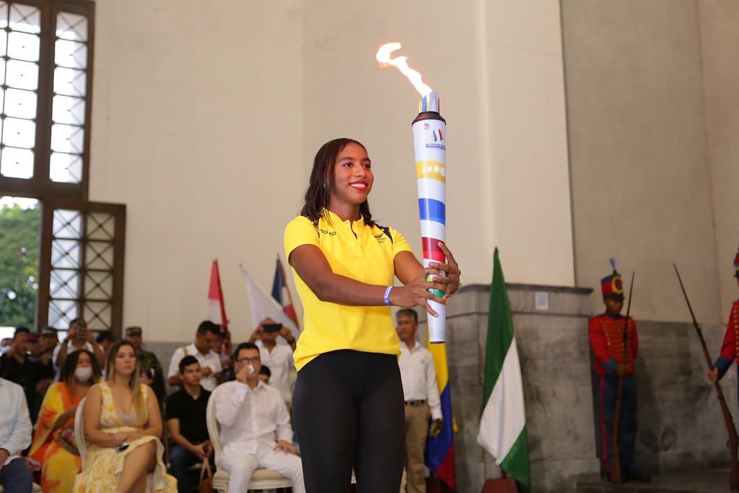 En Santa Marta: Encendido el fuego que da inicio a los Juegos Bolivarianos Valledupar 2022 