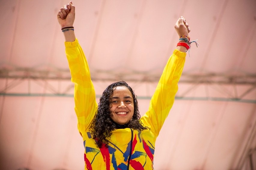 María de Los Ángeles Jaramillo consigue le primer ORO para Colombia en los Juegos Bolivarianos 2022