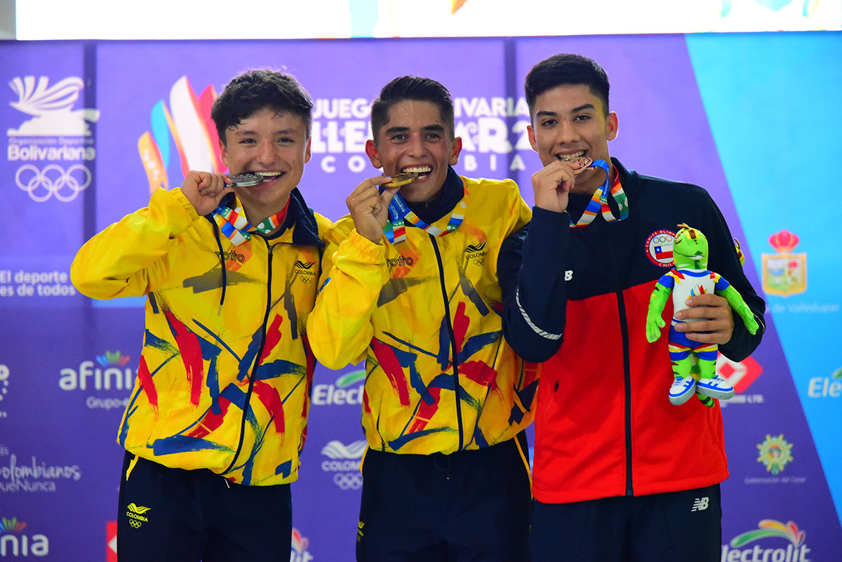Colombia gana doble oro en patinaje artístico en los Juegos Bolivarianos 2022