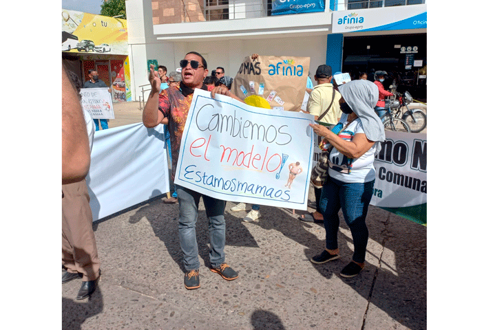 Valledupar protestó contra Afinia