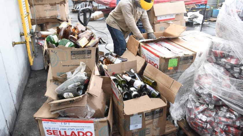 Destruyeron cerca de 5 mil cigarrillos y licores de contrabando en Valledupar