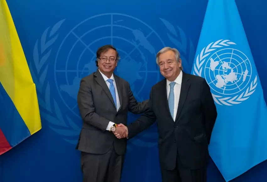 Cumbre Petro – Guterres: defensa de la paz total y críticas a la política contra las drogas