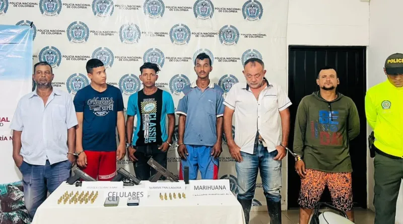 Seis personas capturadas en flagrancia por fabricación tráfico y porte de arma de fuego 