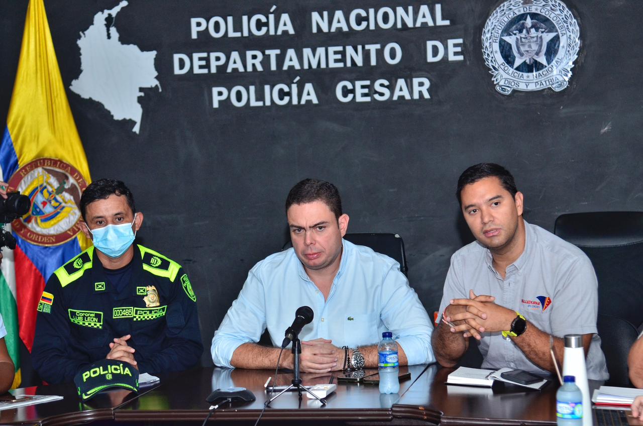 Autoridades se reunieron por inseguridad en Valledupar