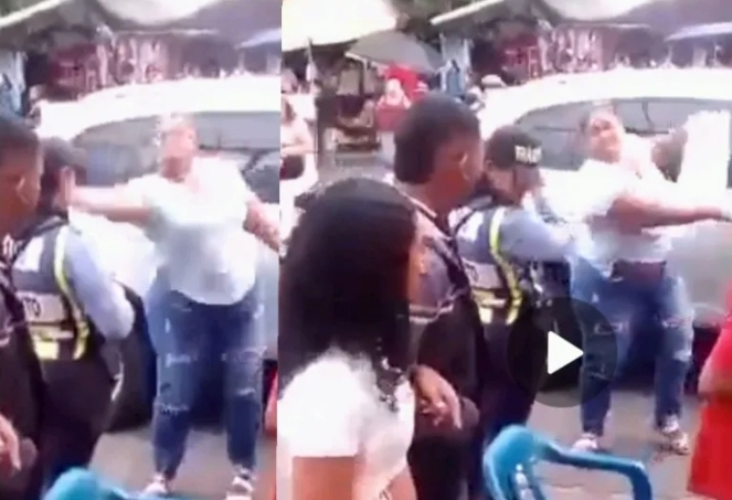 En video quedó registrado la agresión que recibió un agente de tránsito en Valledupar
