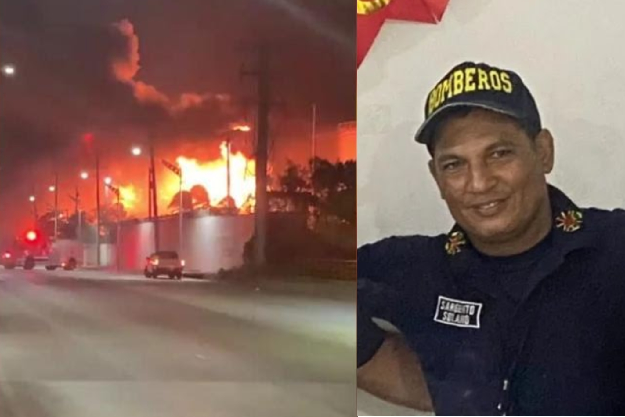 Emergencia por incendio en el muelle de Compás en Barranquilla deja una persona muerta