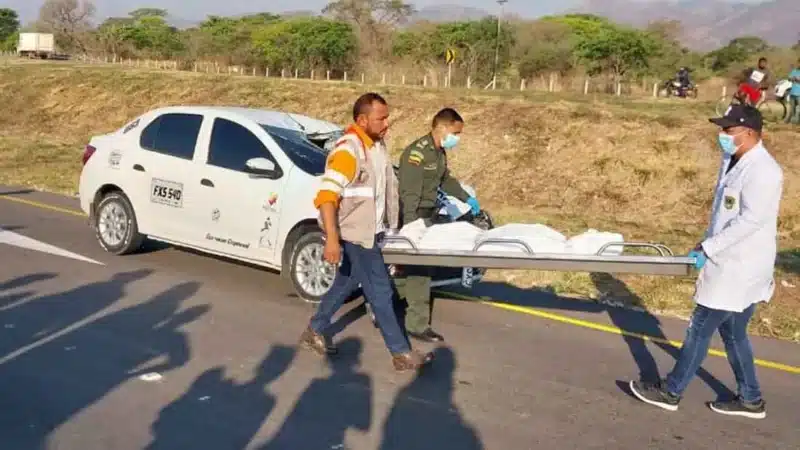Ciclista murió al ser embestido por un carro en carreteras del Cesar