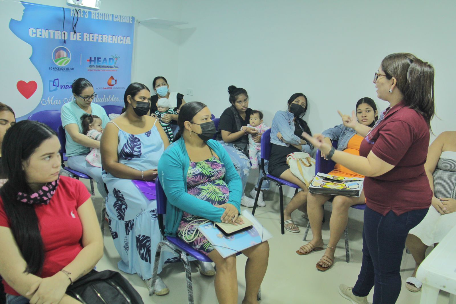 Hospital Eduardo Arredondo Daza, capacita a mujeres embarazadas en Valledupar