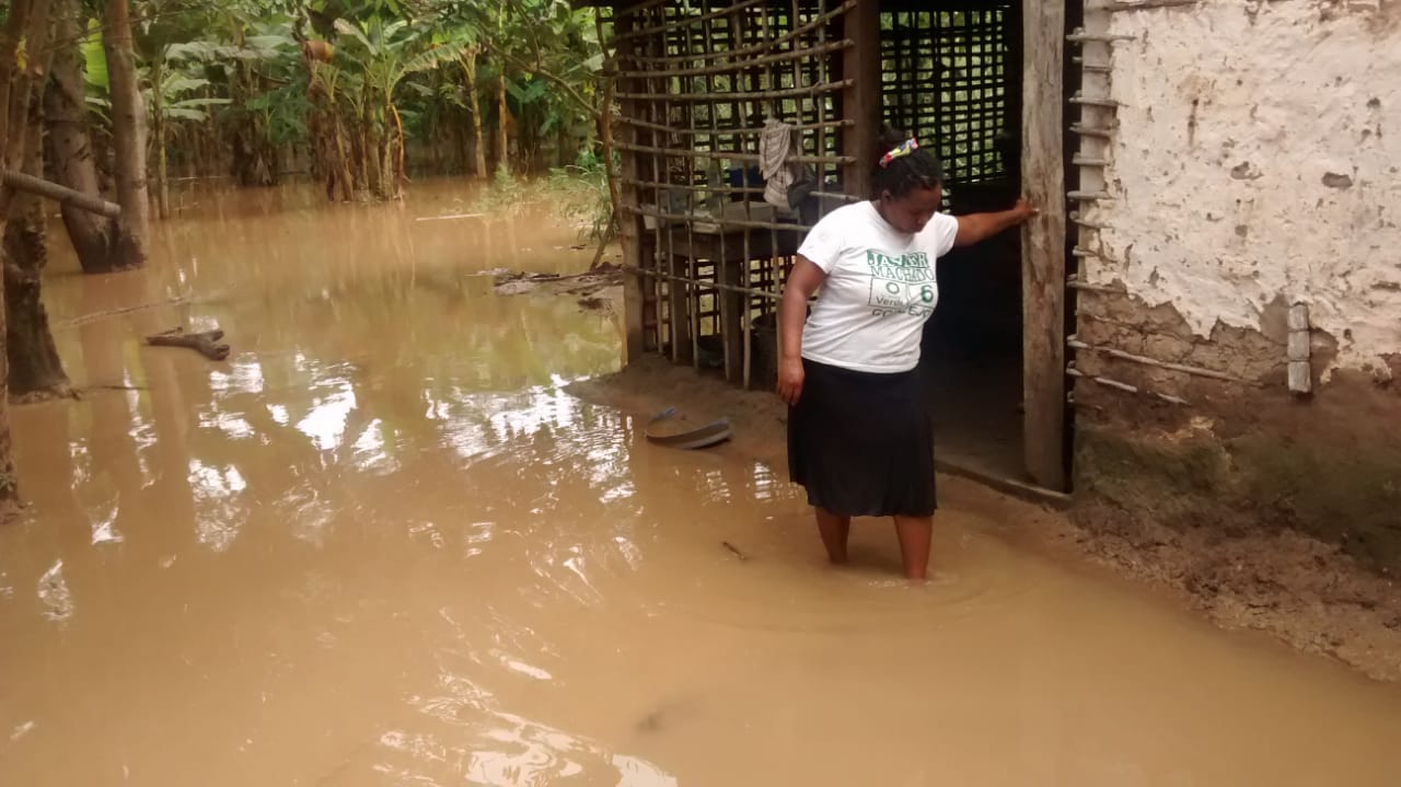 Decenas de familias resultaron afectadas por inundaciones en Curumaní, Cesar