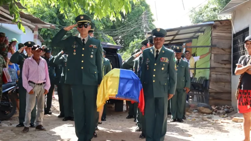 Emotivo homenaje a soldado vallenato asesinado por el ELN