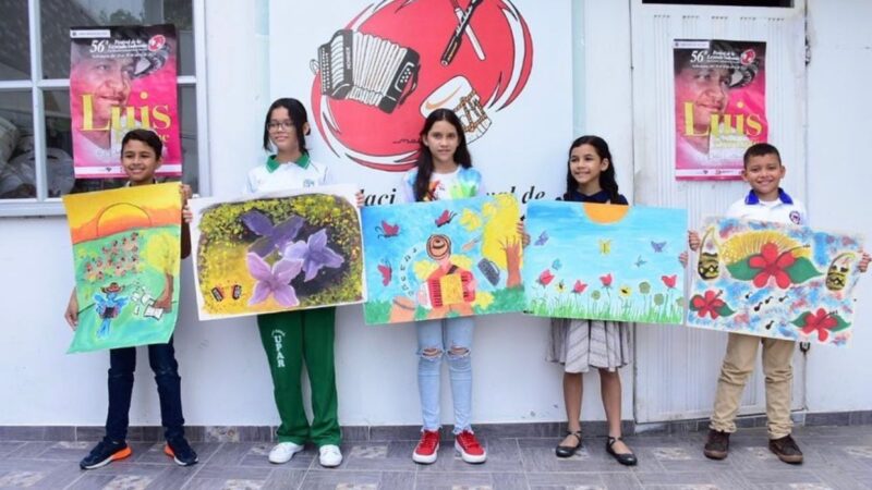 Estos son los ganadores del concurso ´Los niños pintan el Festival Vallenato´