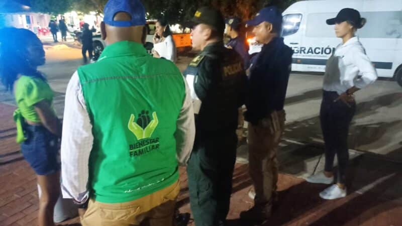 Caravana nocturna por la convivencia y seguridad ciudadana en corregimientos del norte de Valledupar