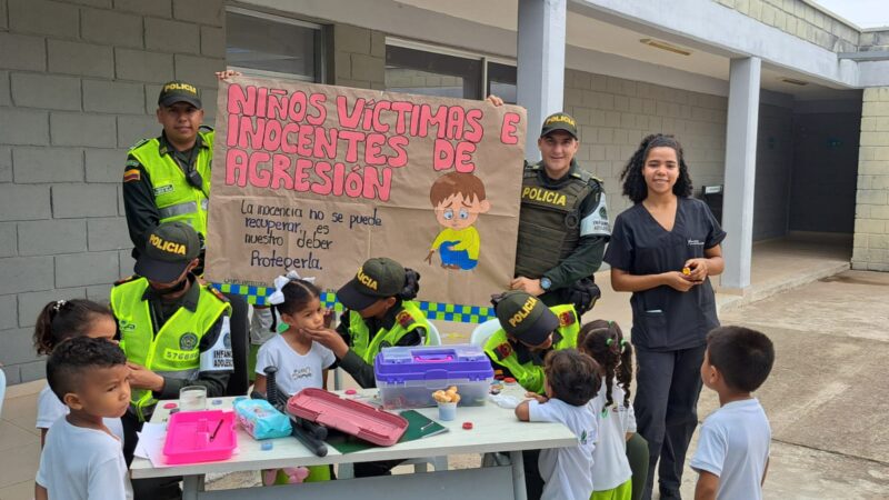 Policía Nacional conmemoró el día internacional de los niños y niñas víctimas inocentes de agresion