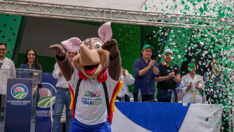 Conteo regresivo para el inicio de los Juegos Intermunicipales 2023: Gobierno del Cesar presentó a Jerre-Jerre, la mascota oficial