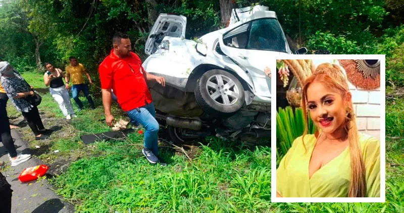 Abogada vallenata murió en accidente de tránsito en carreteras de La Guajira