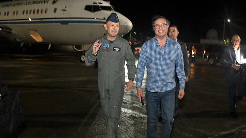 Presidente Petro llegó a San Andrés Islas para liderar este jueves la ‘Fiesta por la Soberanía’