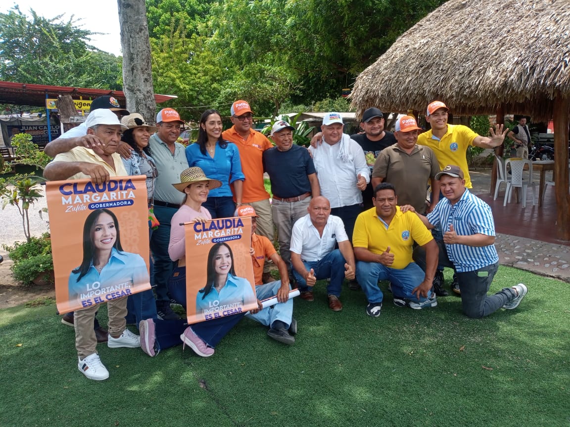 El municipio de Bosconia se mostró complacido con la visita de la candidata a la Gobernación del Cesar, Claudia Margarita Zuleta Murgas