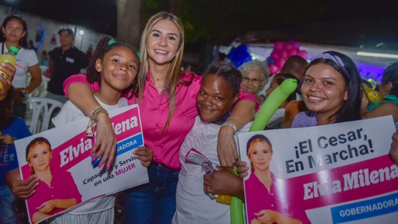 Elvia Milena Sanjuán impulsa ‘El Cesar en Marcha’ con apoyo y propuestas innovadoras