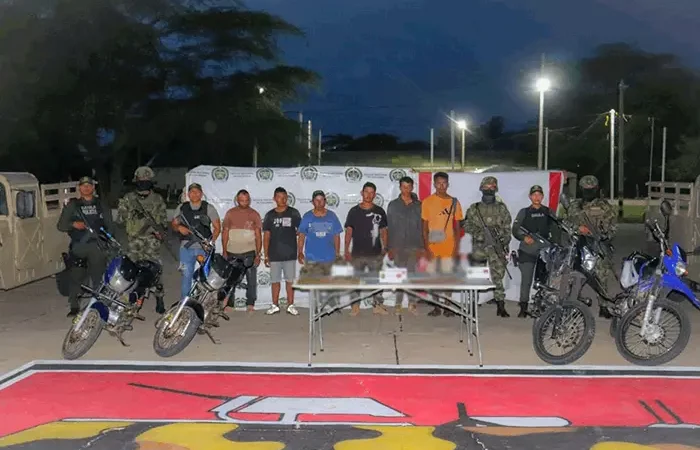 Ejército Nacional logra dar captura a seis presuntos integrantes del Clan del Golfo en La Guajira