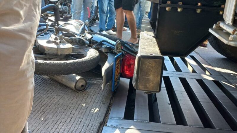 Un motociclista murió en accidente en Valledupar