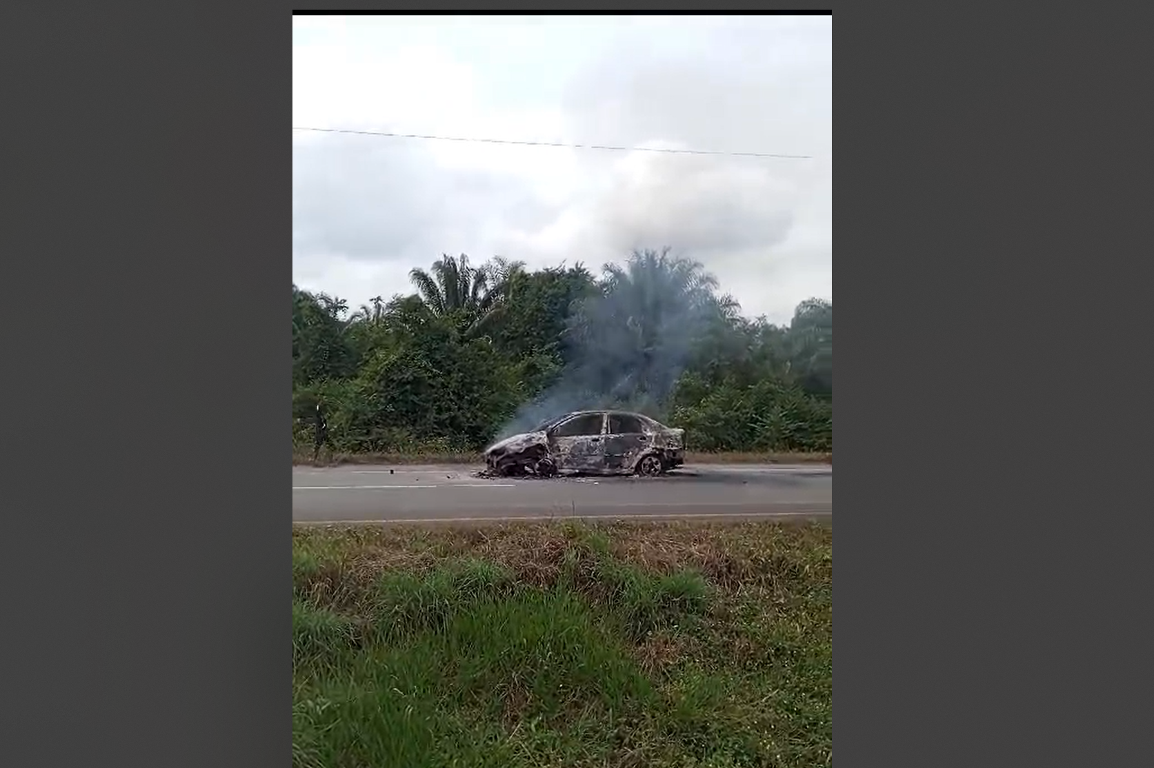Dos menores mueren incinerados en accidente de tránsito en carreteras del Cesar