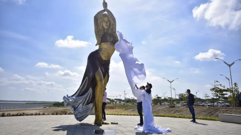 Shakira ya tiene monumento en Barranquilla