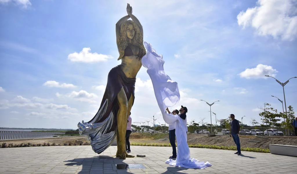 Shakira ya tiene monumento en Barranquilla