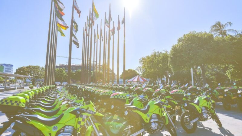 Gobierno del Cesar entregó 160 nuevas motos a la Policía