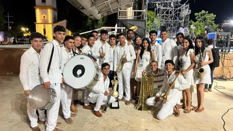 Ganadores del primer Festival Vallenato en Bandas Cecilia Monsalvo Riveira