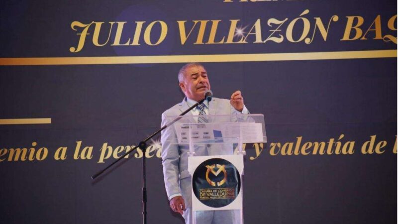 La paz toma protagonismo en la ceremonia de los Premios al Mérito Empresarial de la Cámara de Comercio de Valledupar