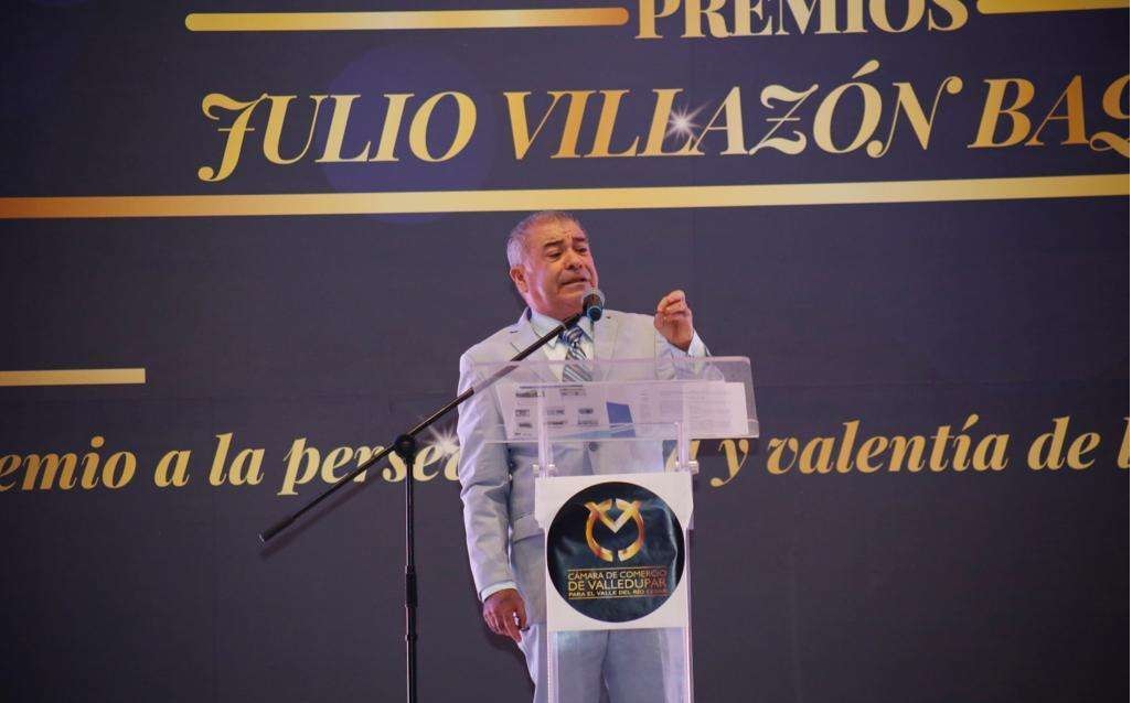 La paz toma protagonismo en la ceremonia de los Premios al Mérito Empresarial de la Cámara de Comercio de Valledupar