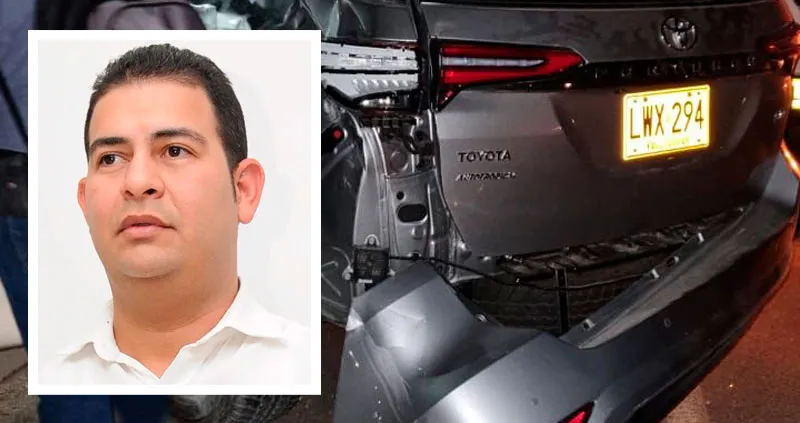 Alcalde de Codazzi se accidentó en vía La Paz – Valledupar