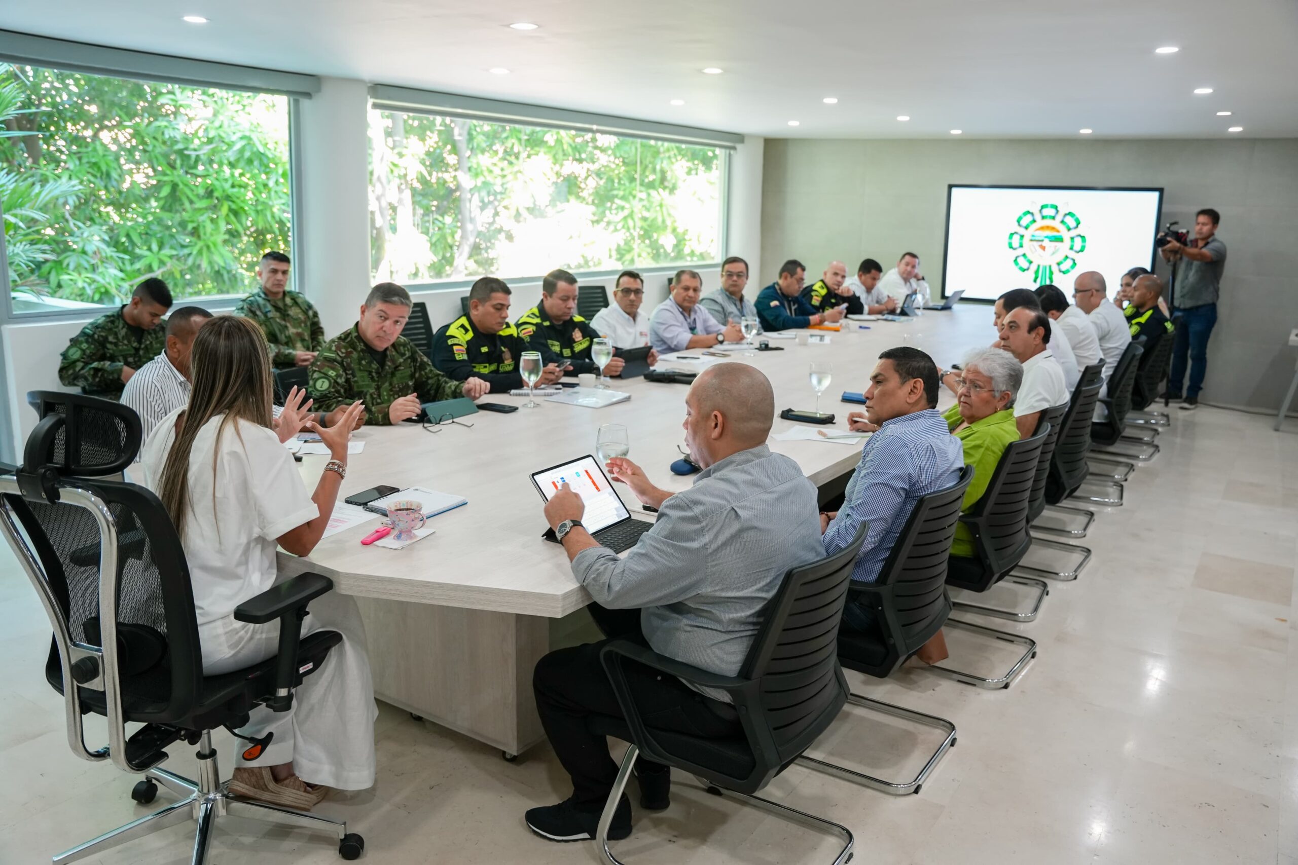 Gobernadora Elvia Milena Sanjuán anunció la creación de Grupo élite con varias instituciones