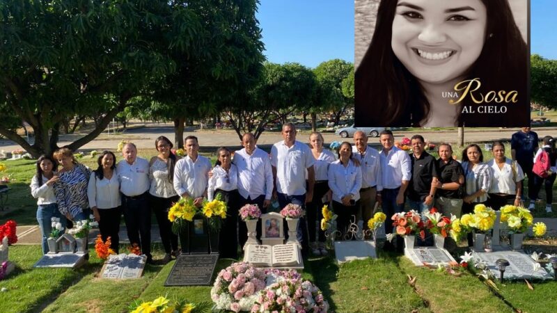 Con ofrenda floral inició homenaje a la fallecida periodista Rosa Rosado en su primer aniversario