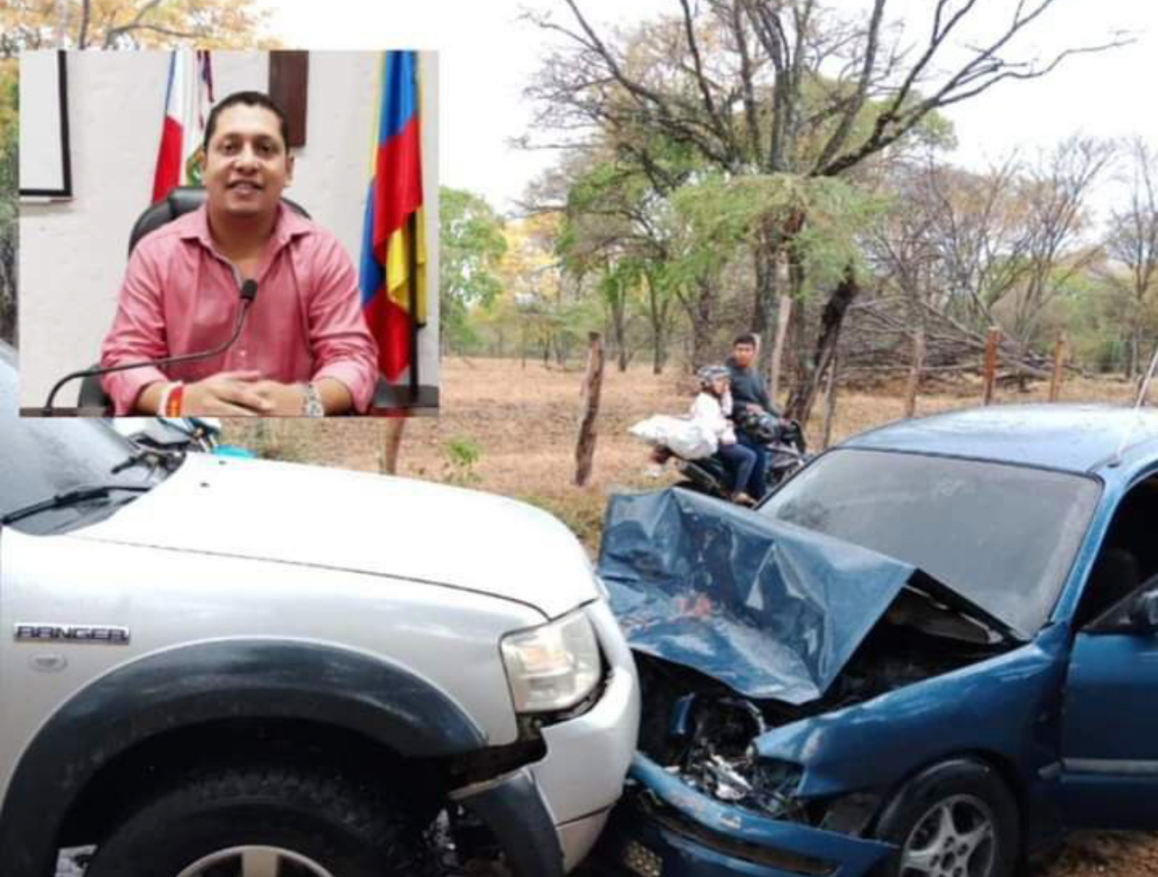 Concejal Wilfrido Ortiz sufrió accidente de tránsito en zona rural de Valledupar