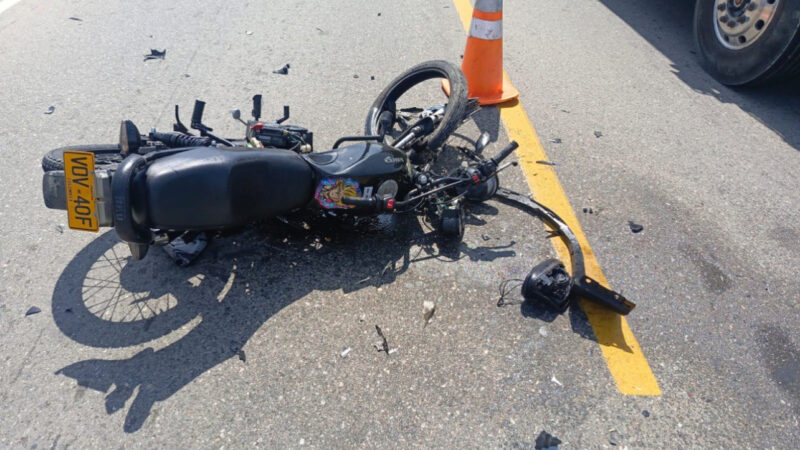 Joven muere en accidente de tránsito en la vía Valledupar – Valencia de Jesús