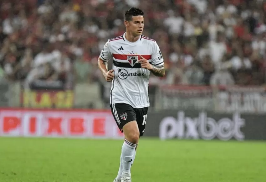 James Rodríguez seguirá siendo jugador de Sao Paulo hasta 2025