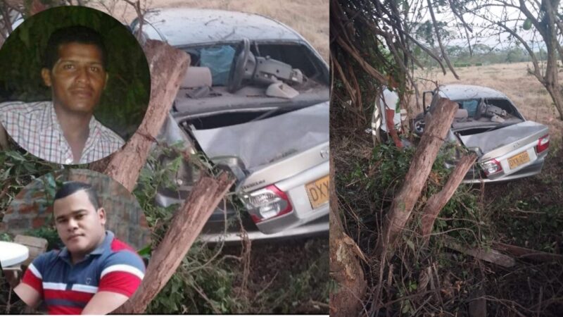 Dos personas muertas deja un accidente de tránsito en Sanjuán sur de La Guajira