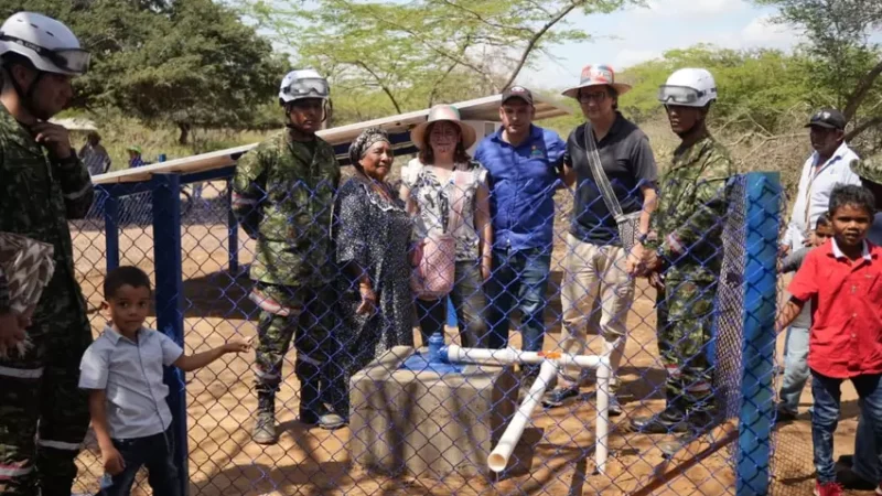 Gobierno entregó pozo de agua para comunidad wayúu en La Guajira