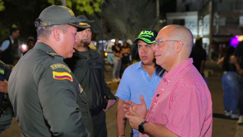 Alcalde Ernesto Orozco lideró operativo de seguridad en Valledupar